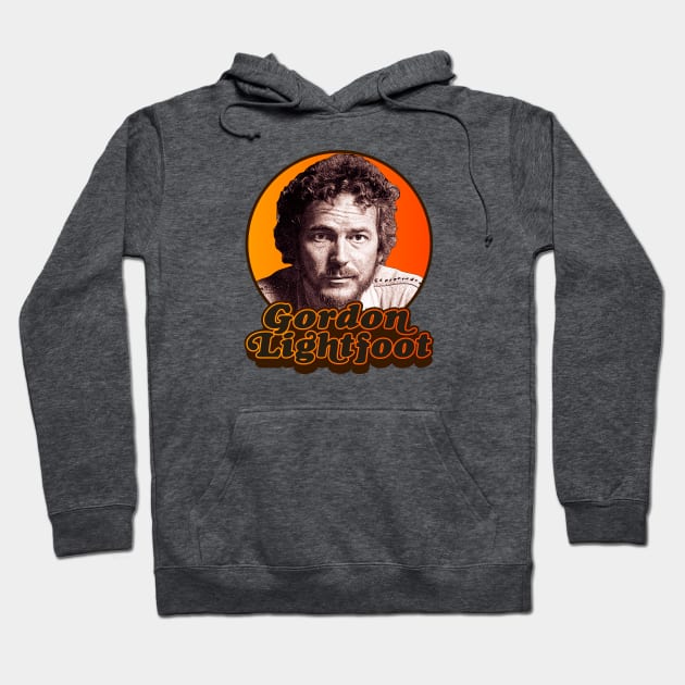 Gordon Lightfoot ))(( Retro Folk Rock Icon Hoodie by darklordpug